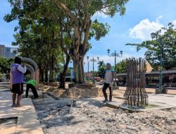 Alun-Alun Rembang Mulai Diperbaiki, Penataan Total Masih Tunggu Anggaran