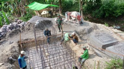 Sinergi TNI dan Warga Blora Bangun Jembatan Gantung Garuda, Permudah Akses Pesisir Sungai