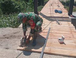 Pembangunan Jembatan Garuda di Blora Capai Tahap Penting: Lantai Jembatan Telah Terpasang