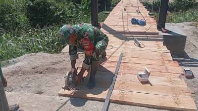 Pembangunan Jembatan Garuda di Blora Capai Tahap Penting: Lantai Jembatan Telah Terpasang
