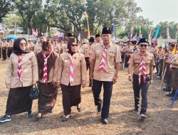 Wakil Bupati Blora Sri Setyorini Hadiri Peringatan Hari Pramuka ke-65 di Cepu