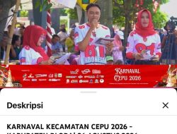 Akun Resmi Kecamatan Cepu Live Streaming, Tampilkan Iklan Sponsor Perusahaan